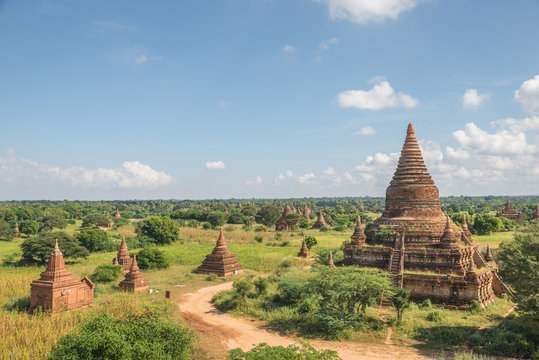 Bulethi pagoda is one of the most famous pagoda of Bagan 