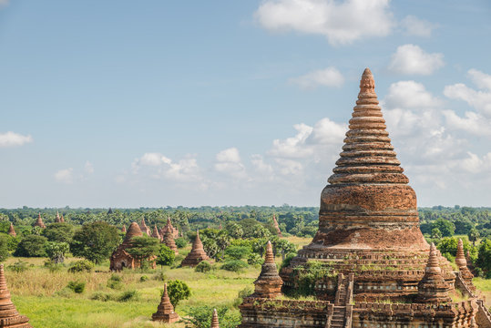 Bulethi pagoda is one of the most famous pagoda of Bagan 