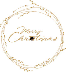 Decorazione Merry Christmas, augurio di buon natale