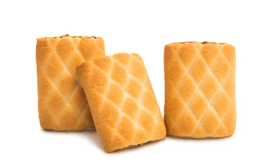 biscuits with jam isolated