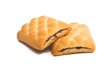 biscuits with jam isolated