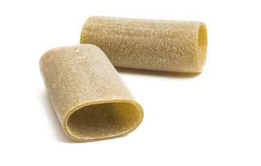 italian large pasta isolated