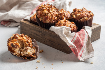 Banana Bread Nut Muffins