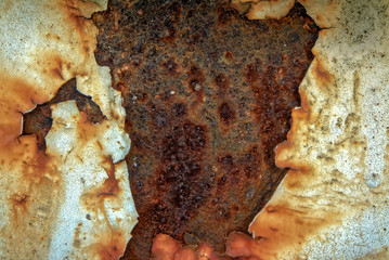 Rusty metal abstract texture