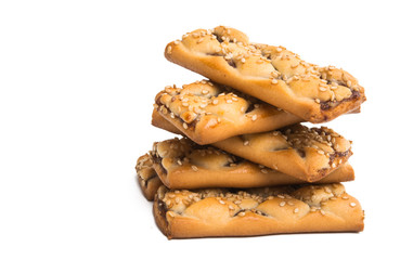 biscuits with jam isolated