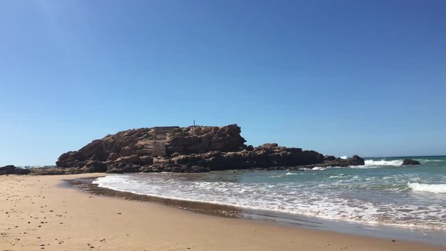 View of the Devil's Rock in Morocco