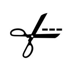 black scissor and comb bursh icons for hairstyle, hair cutting, also tailor and barbershop background