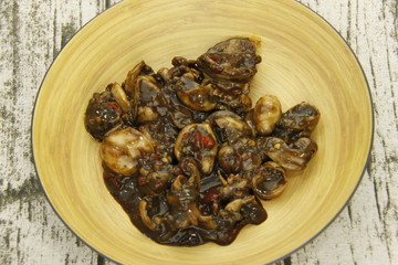 Encornets et seiches en tapas