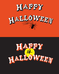 Halloween Vector Lettering