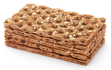 Crispbread with sesame seeds