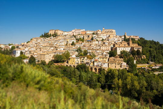 Loreto Aprutino, a medieval town in the province of Pescara (Italy)