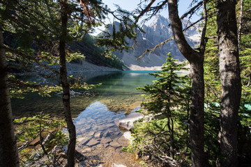 Beautiful view of Lake Louise in Banff Canada