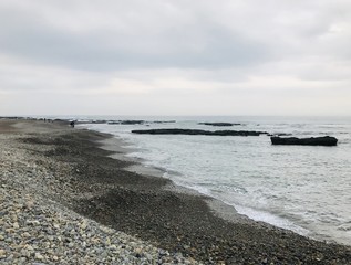 冬の海岸