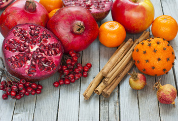 Fruits, spices