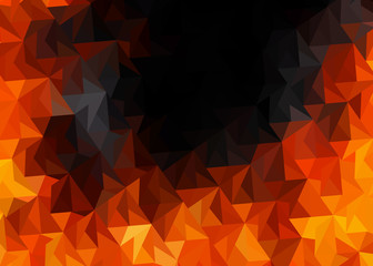 breath flame abstract background