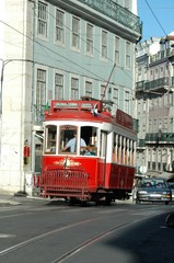 Naklejka premium Tranvias de Lisboa