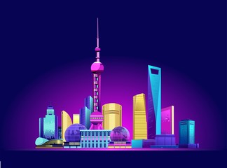 Shanghai Neon City