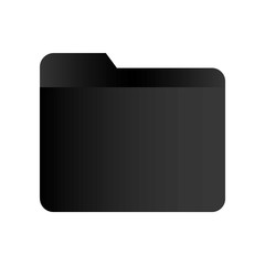Ordner, Aktenorner - Icon, Piktogramm, grafisches Element - schwarz 
