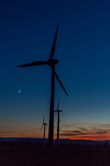 Sonnenuntergang im Thüringer Becken
