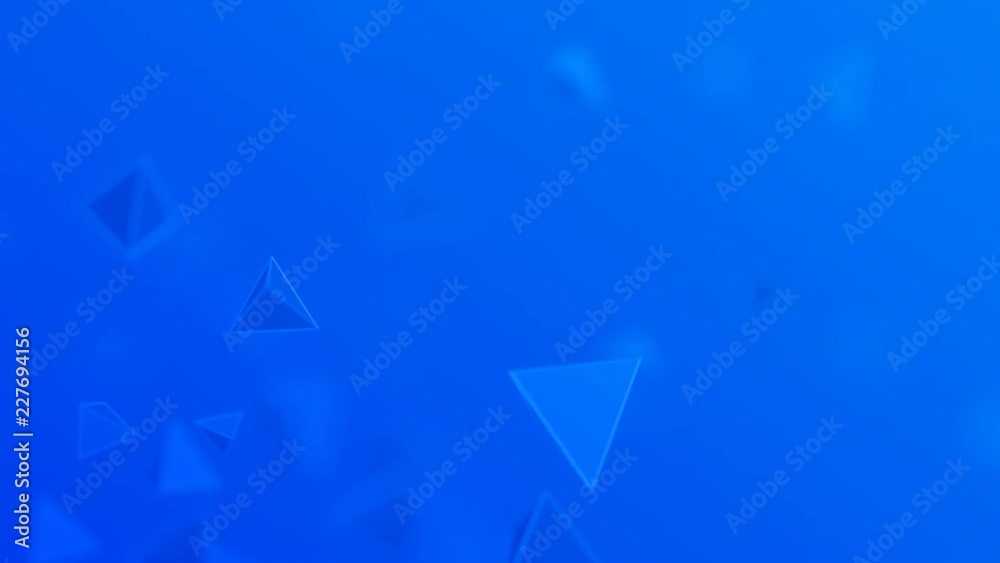 Poster abstract 3d rendering of flying geometric shapes. computer generated animation. modern background wi