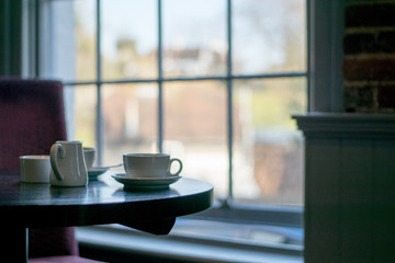 Cup and saucer cafe
