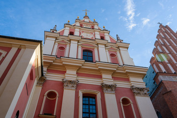  Warsaw old town. St. John's Archcathedral and Shrine of Our Lady of Grace the Patron of Warsaw