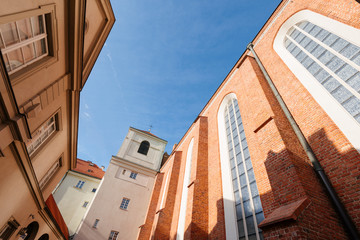  Warsaw old town. St. John's Archcathedral and Shrine of Our Lady of Grace the Patron of Warsaw