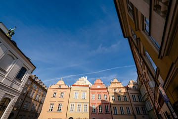 Obraz premium Apartments in the Kanonia Square in the Old Town of Warsaw