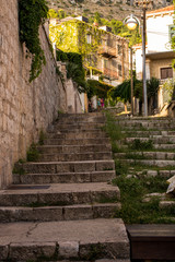 Fototapeta na wymiar Stairs, Dubrovnik, Croatia - Studio Fenkoli photography by Tiina Söderholm