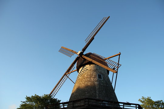 Angla Tuulikum&auml;gi  holl&auml;ndische Windm&uuml;hle in Angla auf der Insel Saaremaa, Estland