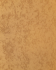 Exterior. Exterior decorative plaster. Yellow, beige color background.