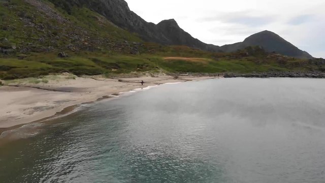 Melkarst&radic;&prod;a beach near a fishing village, St&radic;&prod;, located on the northern tip of the island of Lang&radic;&prod;ya, along the Gavlfjorden in the Vester&radic;&bull;len archipelago.