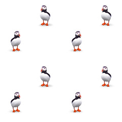 seamless birds pattern