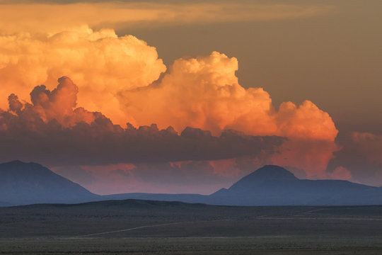 New Mexico at sunset
