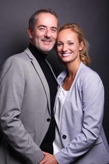 Commercial caucasian love couple