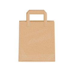Kraft paper bag for groceries