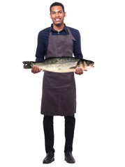 Man with fish