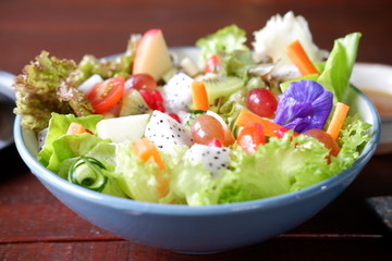 vegetable and fruit salads