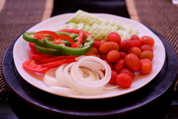 fresh vegetables salad