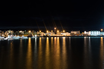 Fototapeta na wymiar Port of town of Hofn in Iceland