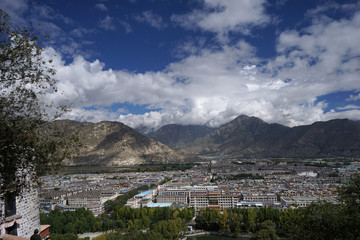 Obraz premium Scenery of Tibet in ChinaScenery of Tibet in China