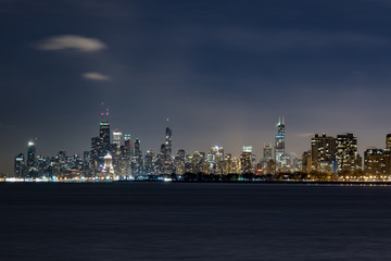 Chicago Skyline in Winter