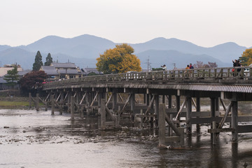 Fototapeta na wymiar Bridge in Kyoto