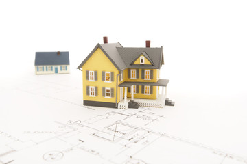 house with red roof