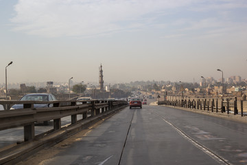 Fototapeta na wymiar Road in Cairo