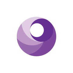 3D circle logo