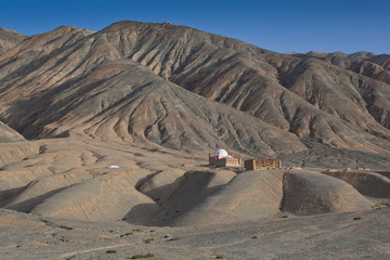 Mosque along the Karakoram Highway, North West China