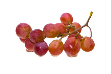 grapes isolated on white background