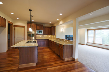 interior of modern kitchen