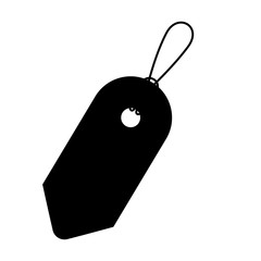 Isolated black label design